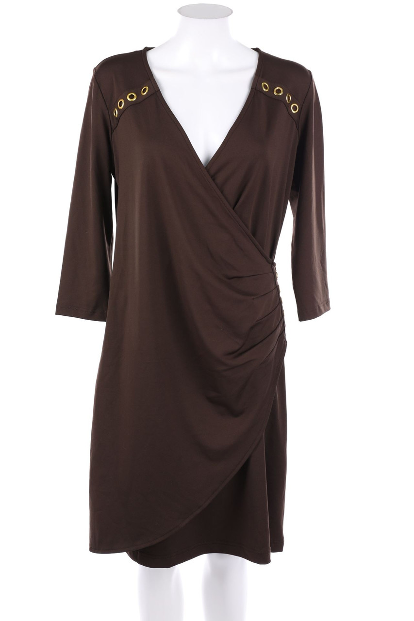 bonprix collection - Kleid aus Jersey in Wickel-Optik - D 42