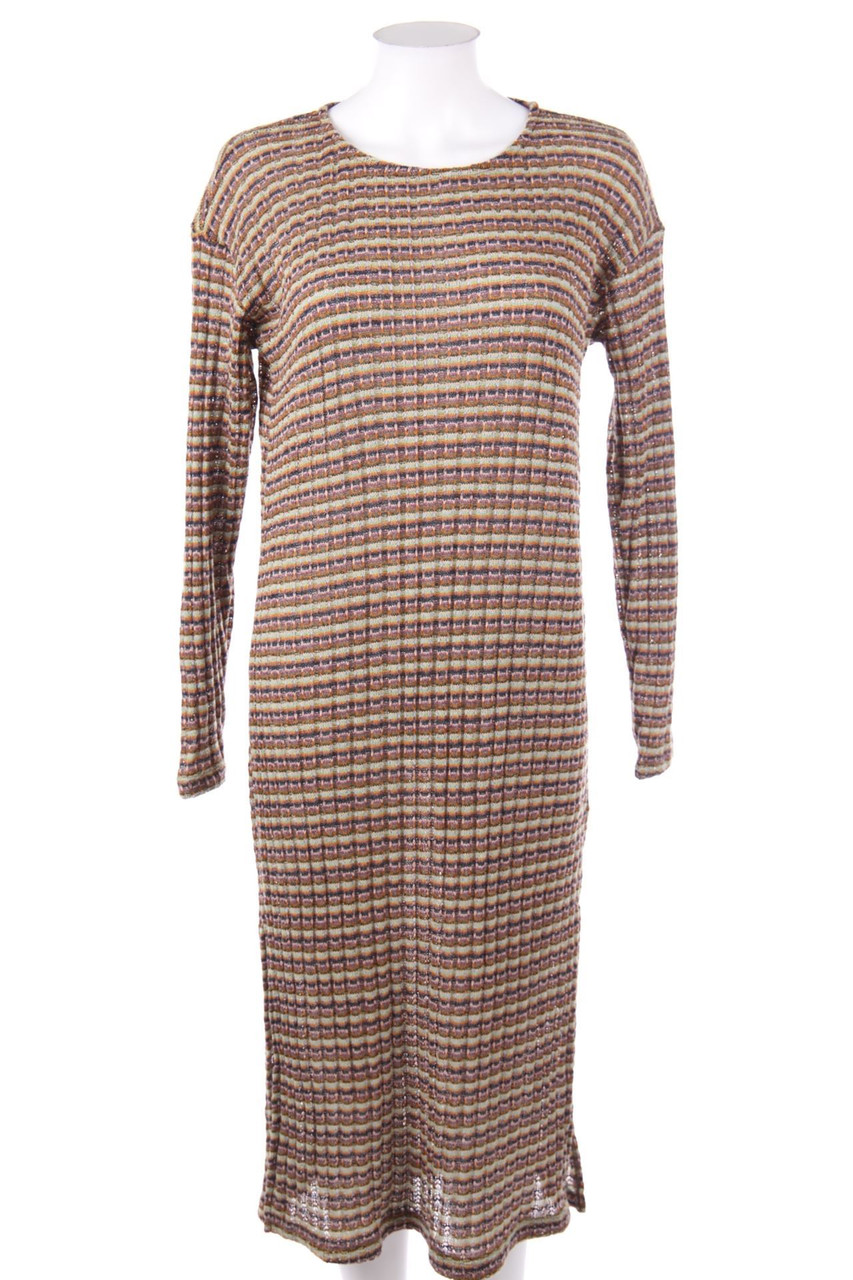 PULL&BEAR - Midikleid mit Streifen - S