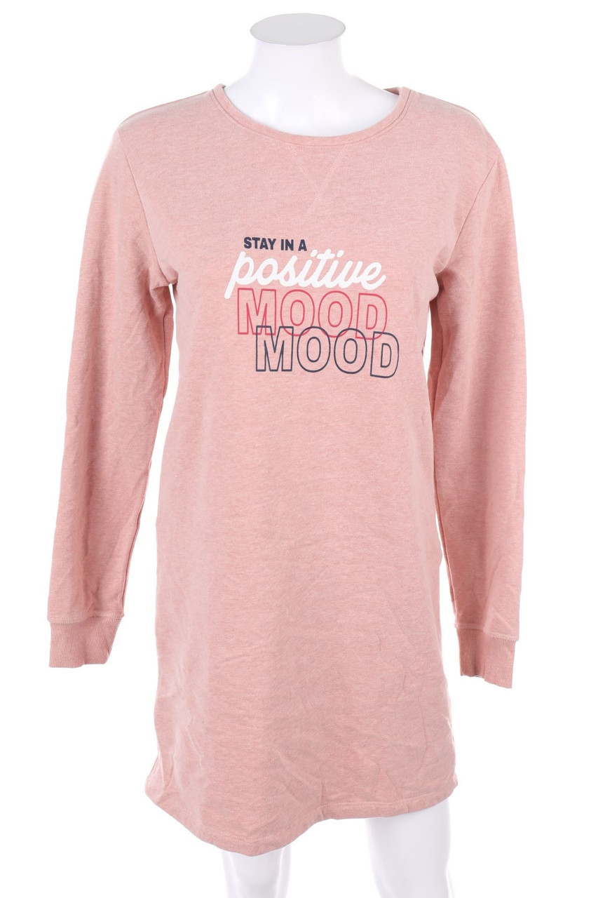 esmara - Sweat-Kleid mit Statement-Print - S