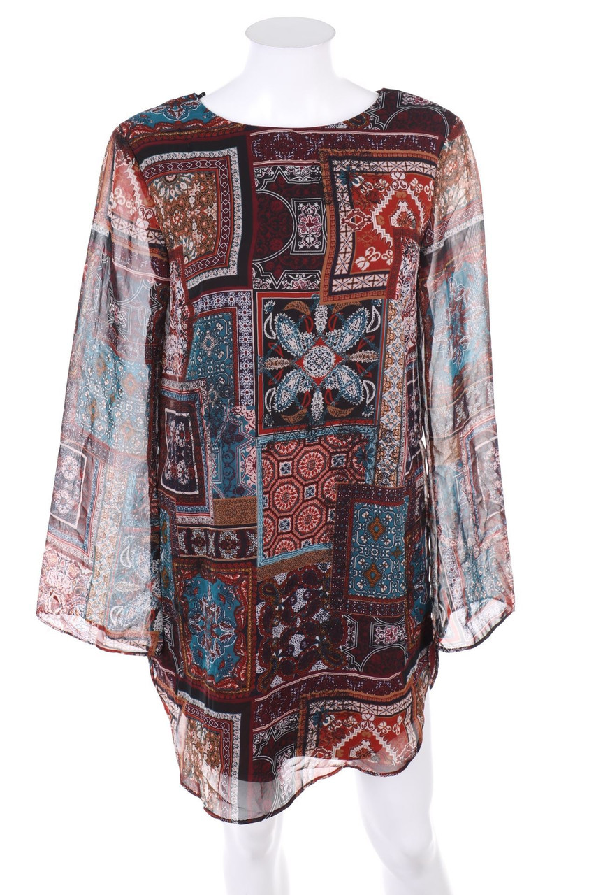 G!na - Bluse mit Print - D 36