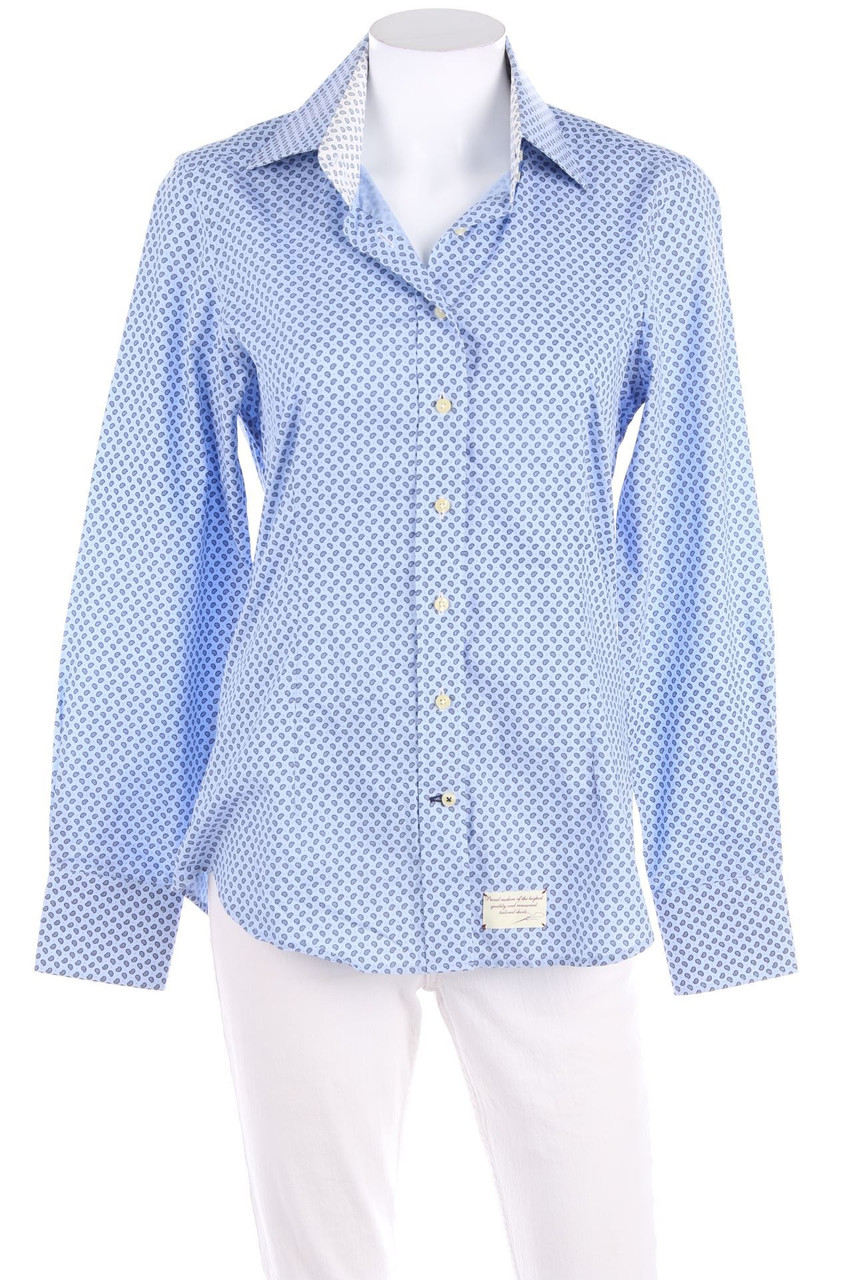 SACOOR BROTHERS - Business-Hemd-Bluse mit Paisley-Print - D 40