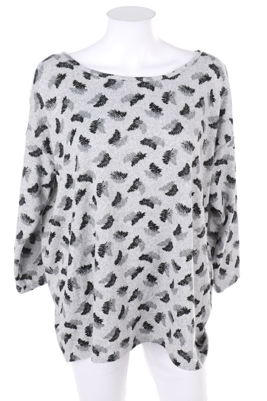 ONLY - Strick-Pullover mit Print - S