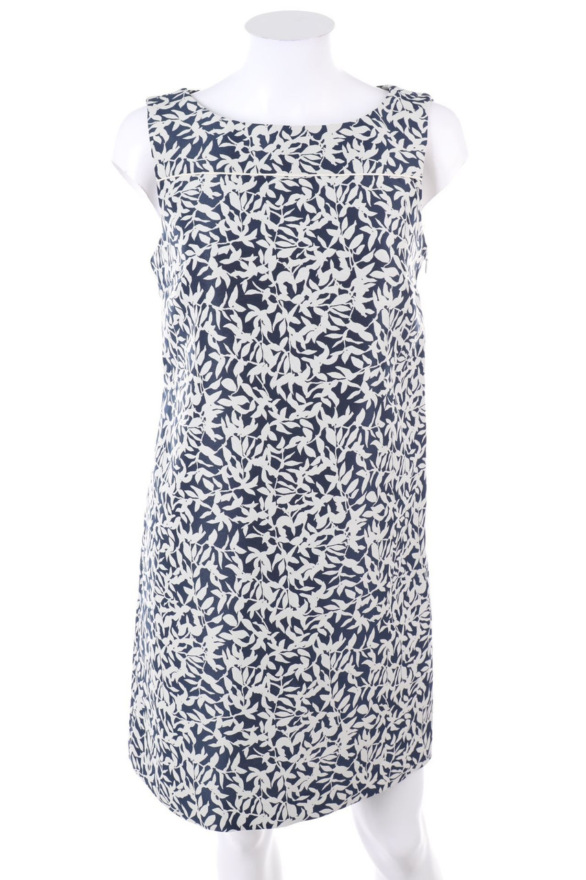 Ohne Label - Etui-Kleid mit Print - L