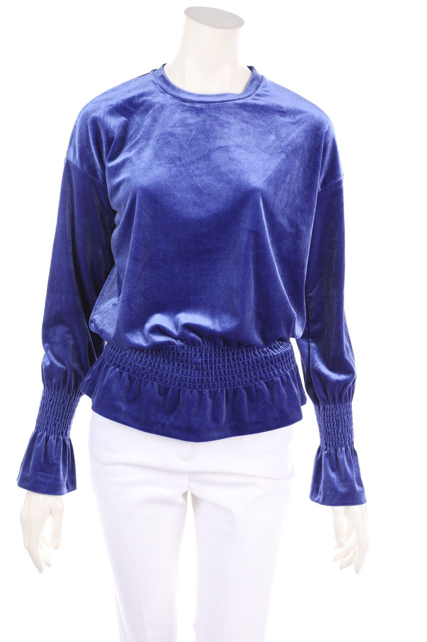 InWear - Samt-Pullover mit Smok-Details - XS