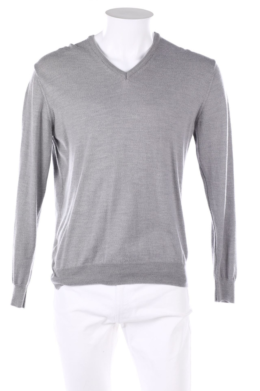 Ohne Label - V-Neck-Pullover - L