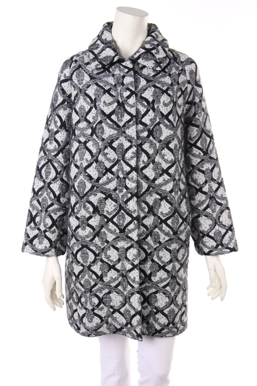 D.EXTERIOR - Oversize-Strick-Mantel mit Wolle - L