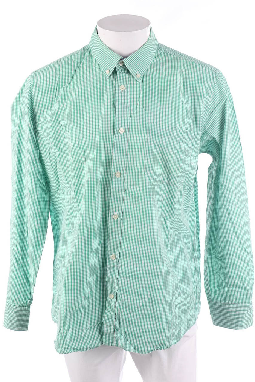 Charles Vögele - kariertes Button-down-Hemd - L