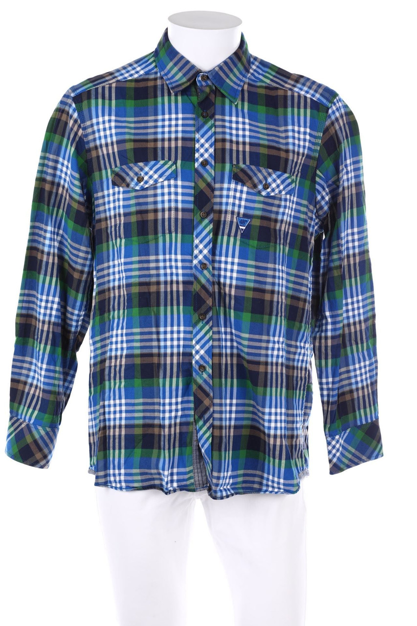 MARVELIS - kariertes Hemd aus Baumwolle - L