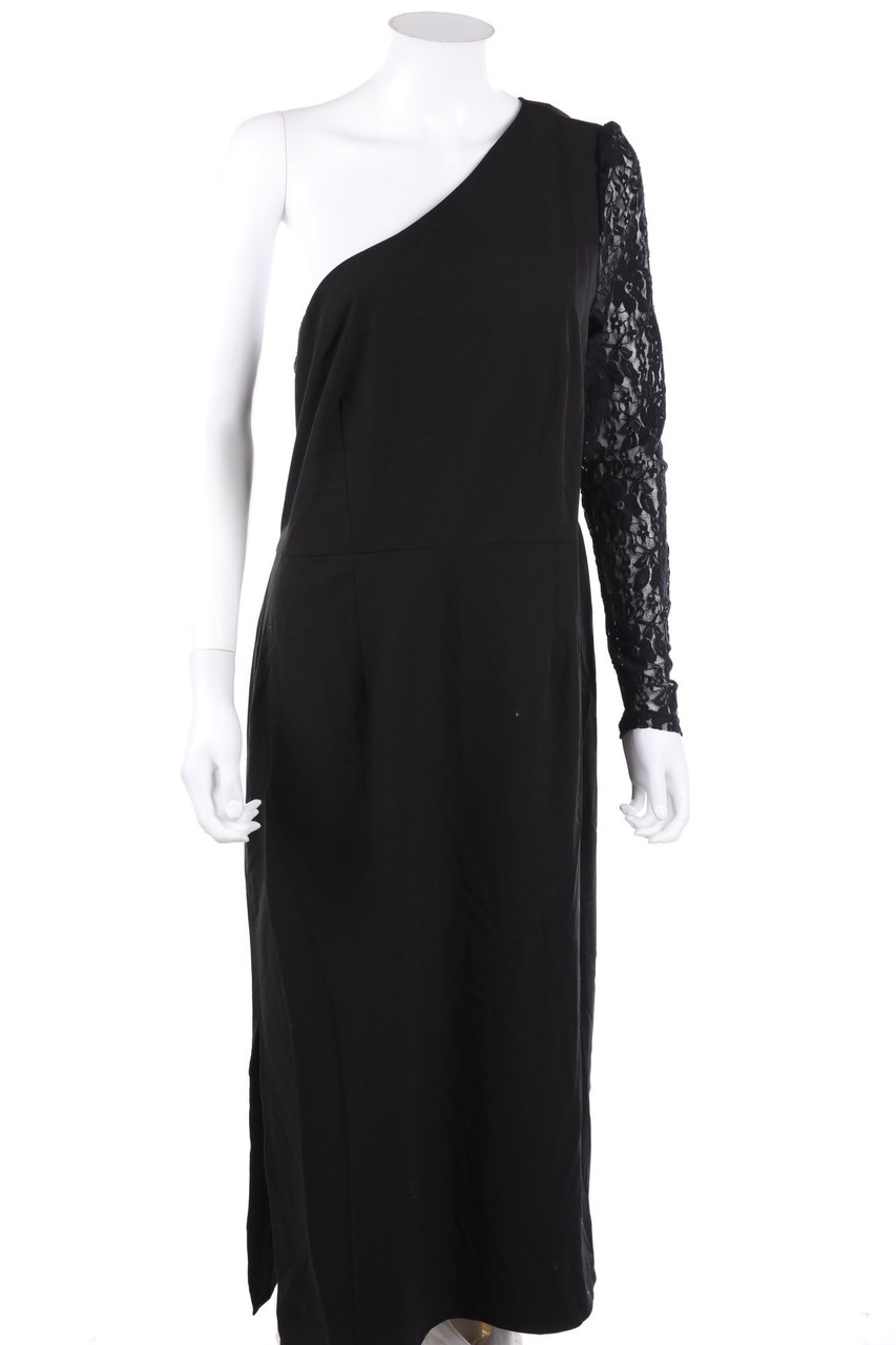 R edition. - One Shoulder-Abendkleid mit Spitze - D 44