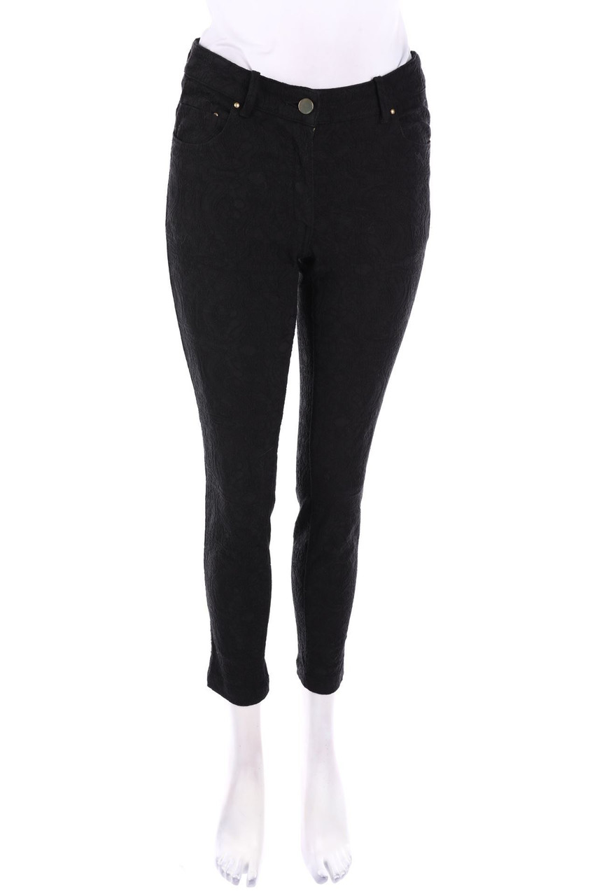 H&M - Skinny-Hose mit floralem Muster - D 36