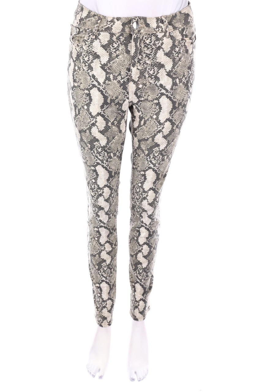 H&M - Skinny-Jeans mit Animal-Print - D 36