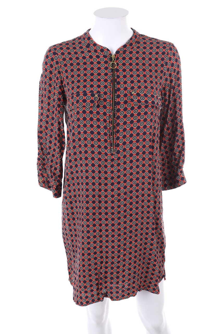 DOROTHY PERKINS - Print-Kleid mit Krempel-Ärmeln - D 36