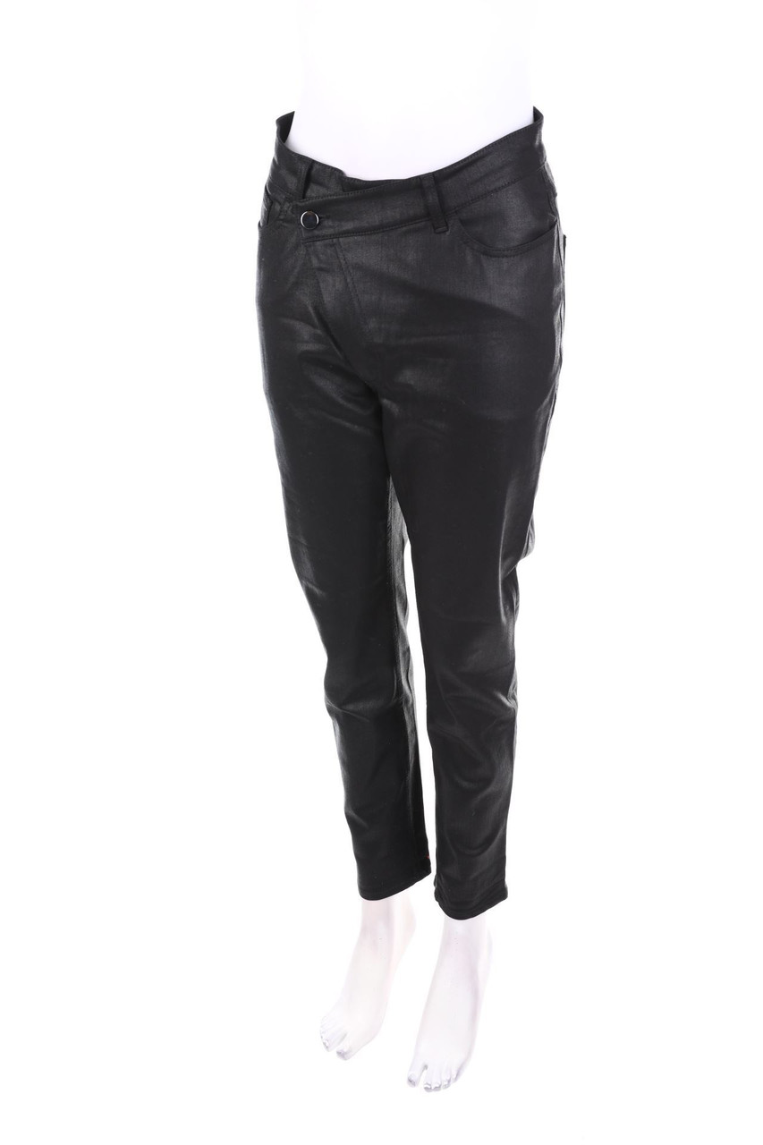 DOROTHEE SCHUMACHER - Coated Skinny-Jeans mit asymmetrischem Schnitt - D 34