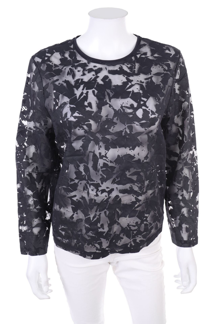 COS - Chiffon-Bluse mit Muster - S