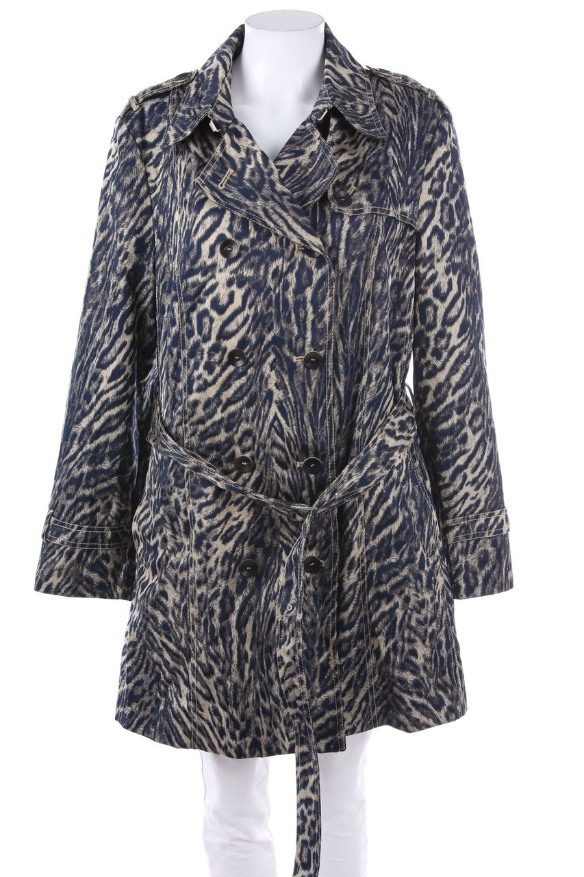 BASLER - Mantel mit Animal-Print - D 44