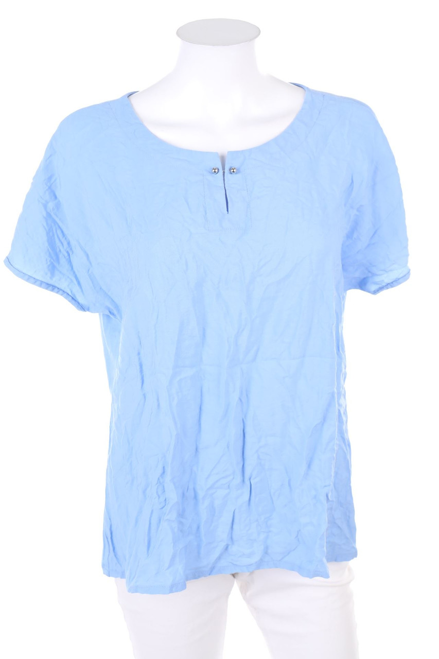 Ohne Label - Kurzarm-Bluse - M