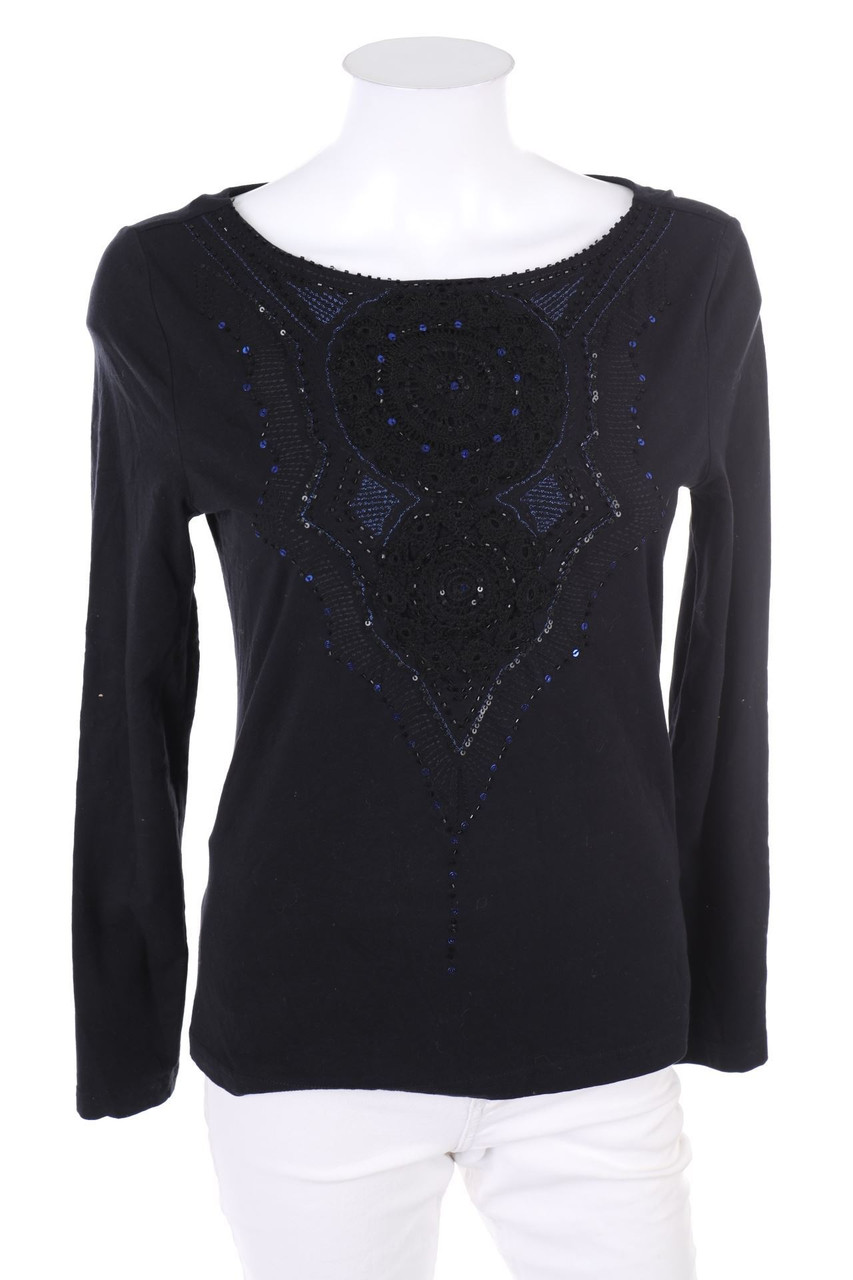 Betty Barclay - Shirt mit Pailletten mit Lochspitze - D 38