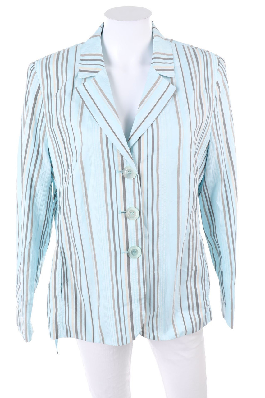 BASLER - Streifen-Blazer mit Reverskragen - D 42