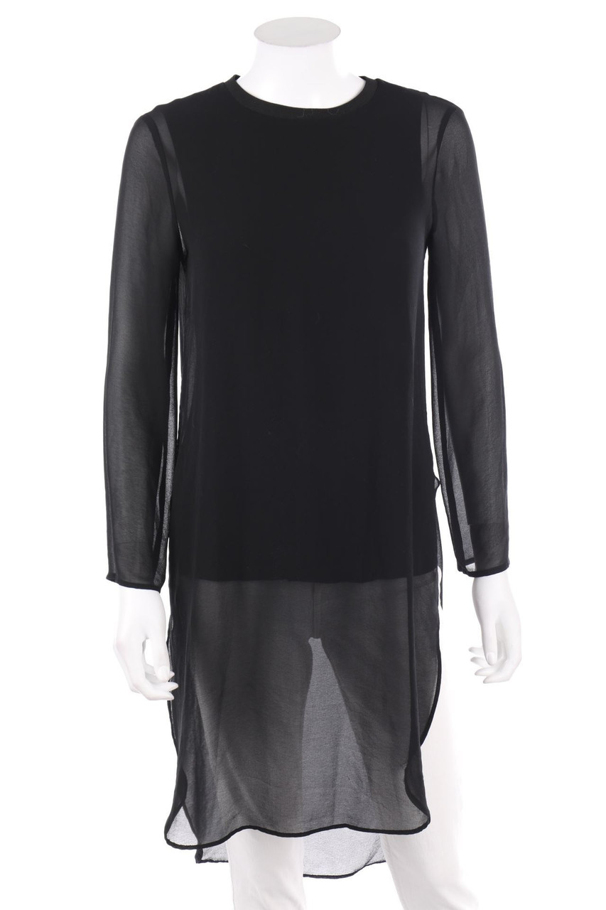 ZARA WOMAN - Vokuhila-Bluse im Layer Look - S