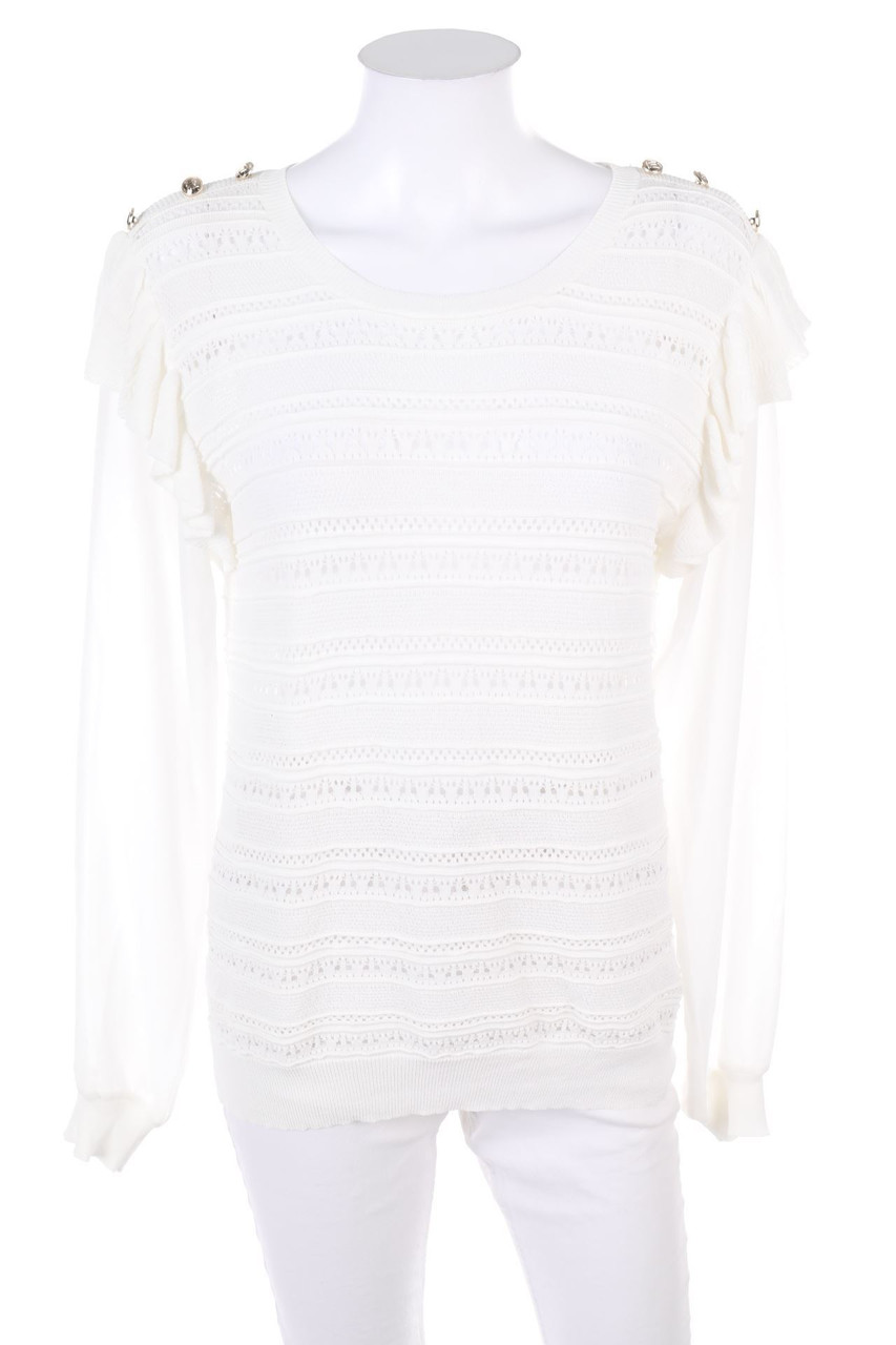 LARIGA - Bluse mit Volants - M