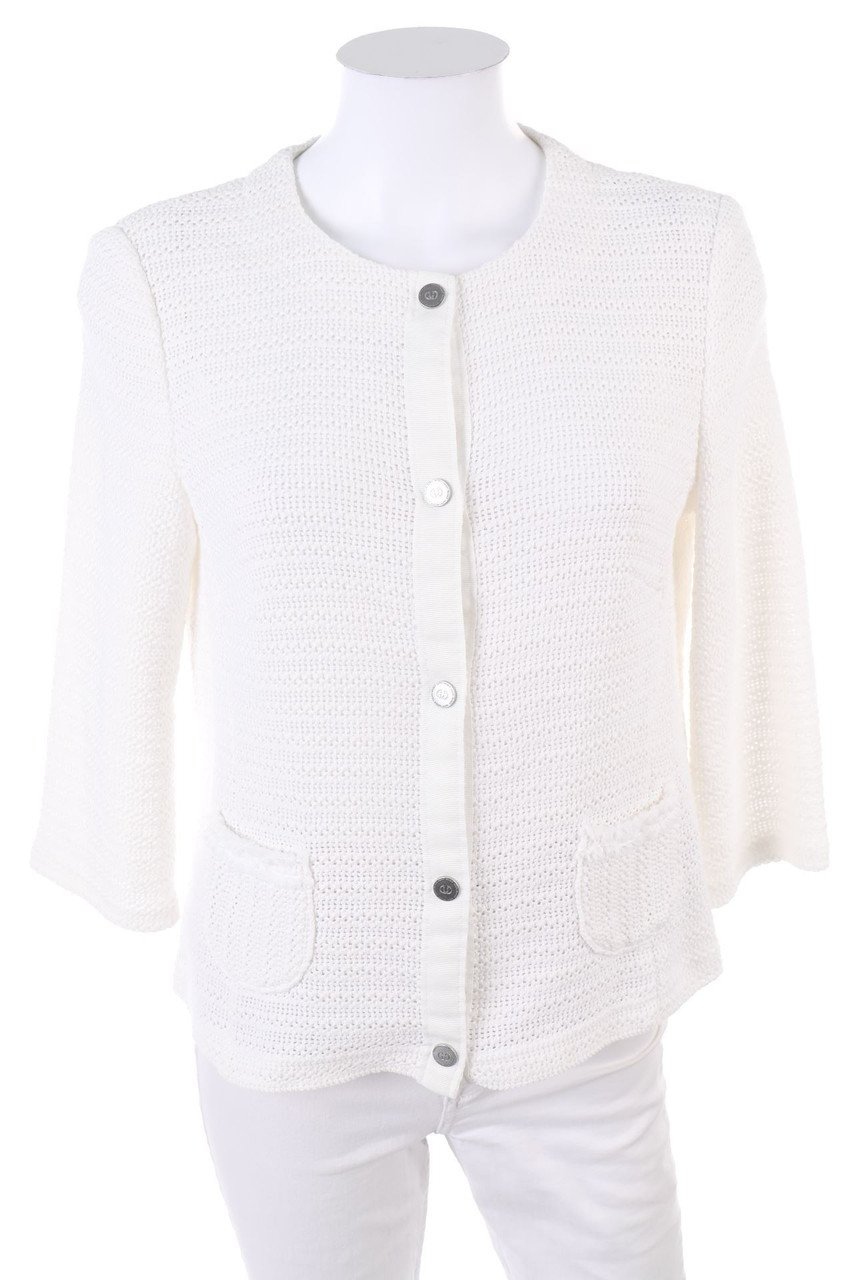 GERRY WEBER - Cardigan mit aufgesetzten Taschen mit Baumwolle - D 40