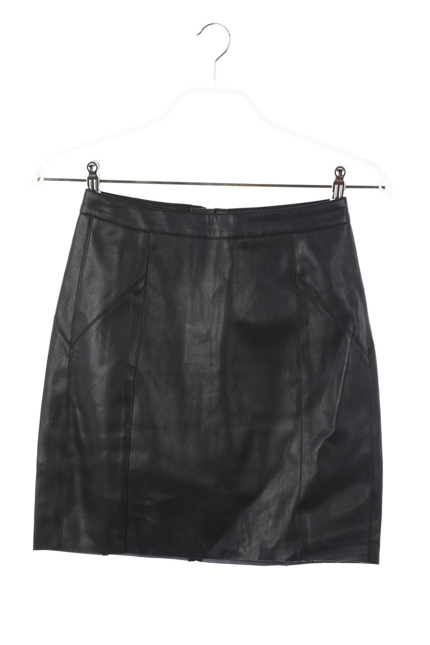 VERO MODA - Faux Leather-Mini-Rock - XS