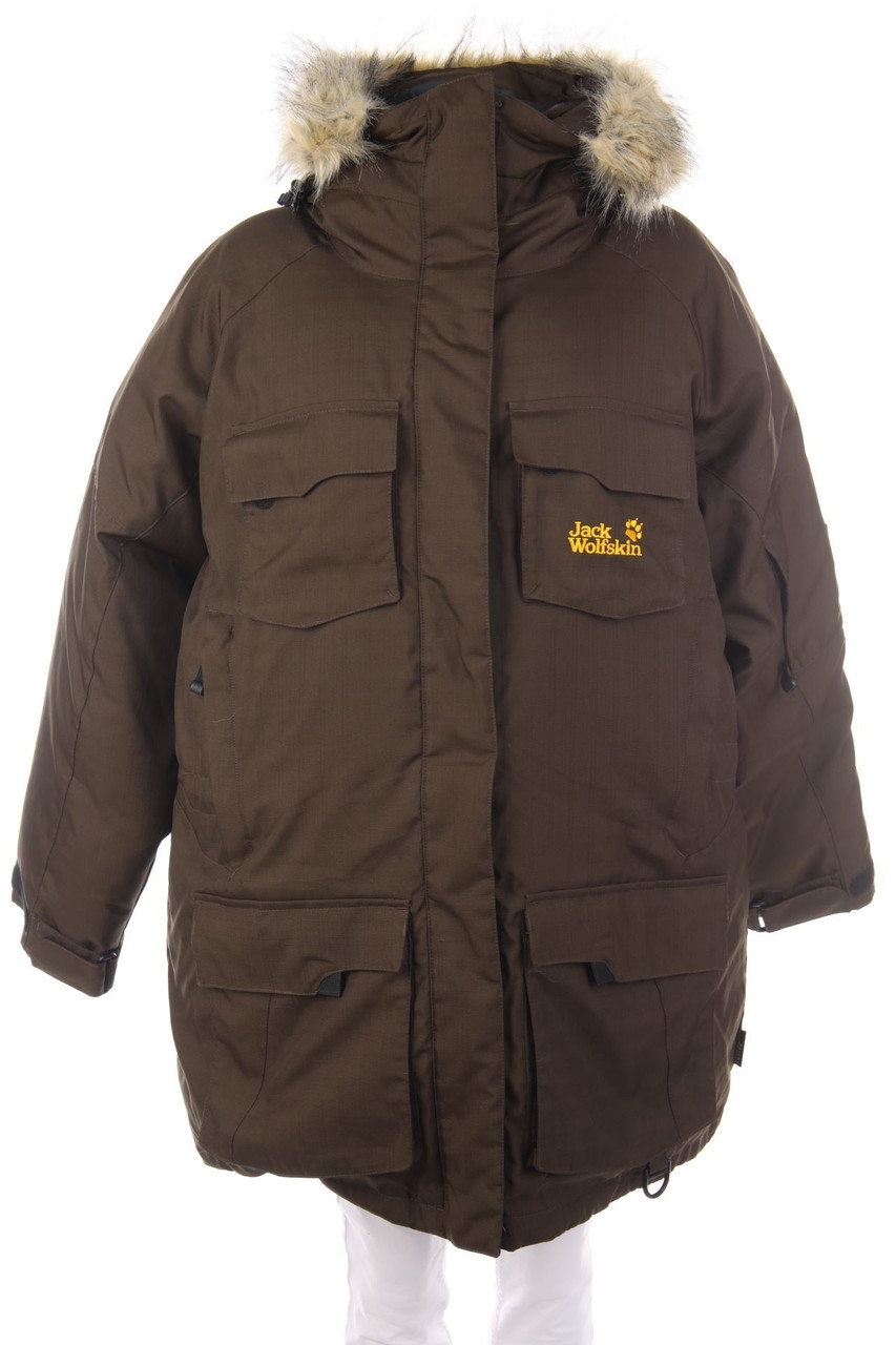 Jack Wolfskin - Daunen-Parka mit Fake Fur-Besatz - XL