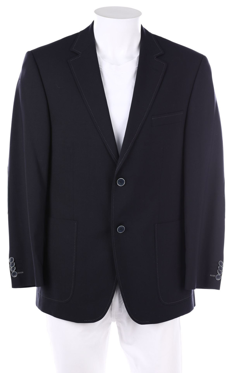 DANIEL HECHTER PARIS - Sakko aus Schurwoll-Mix mit Elbow Patches - 44