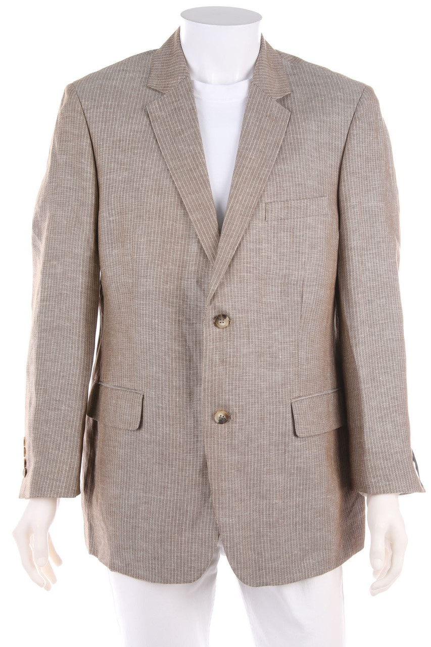 CASTELLANI - Sakko aus Leinen-Mix - 52