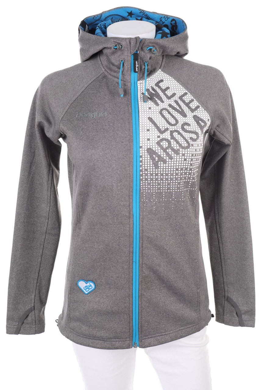 penguin - Fleece-Jacke mit Print - S