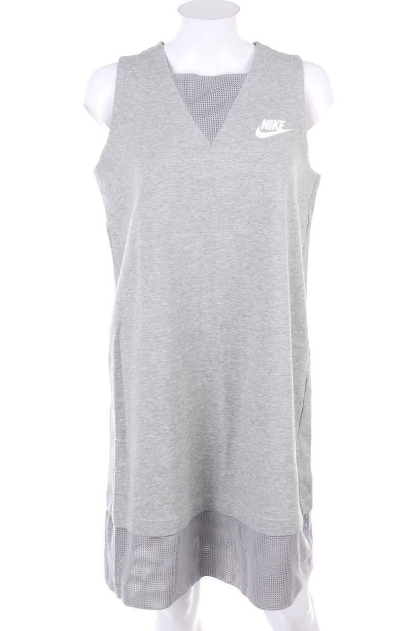 NIKE - Sport-Kleid aus Jersey mit Logo-Print - M