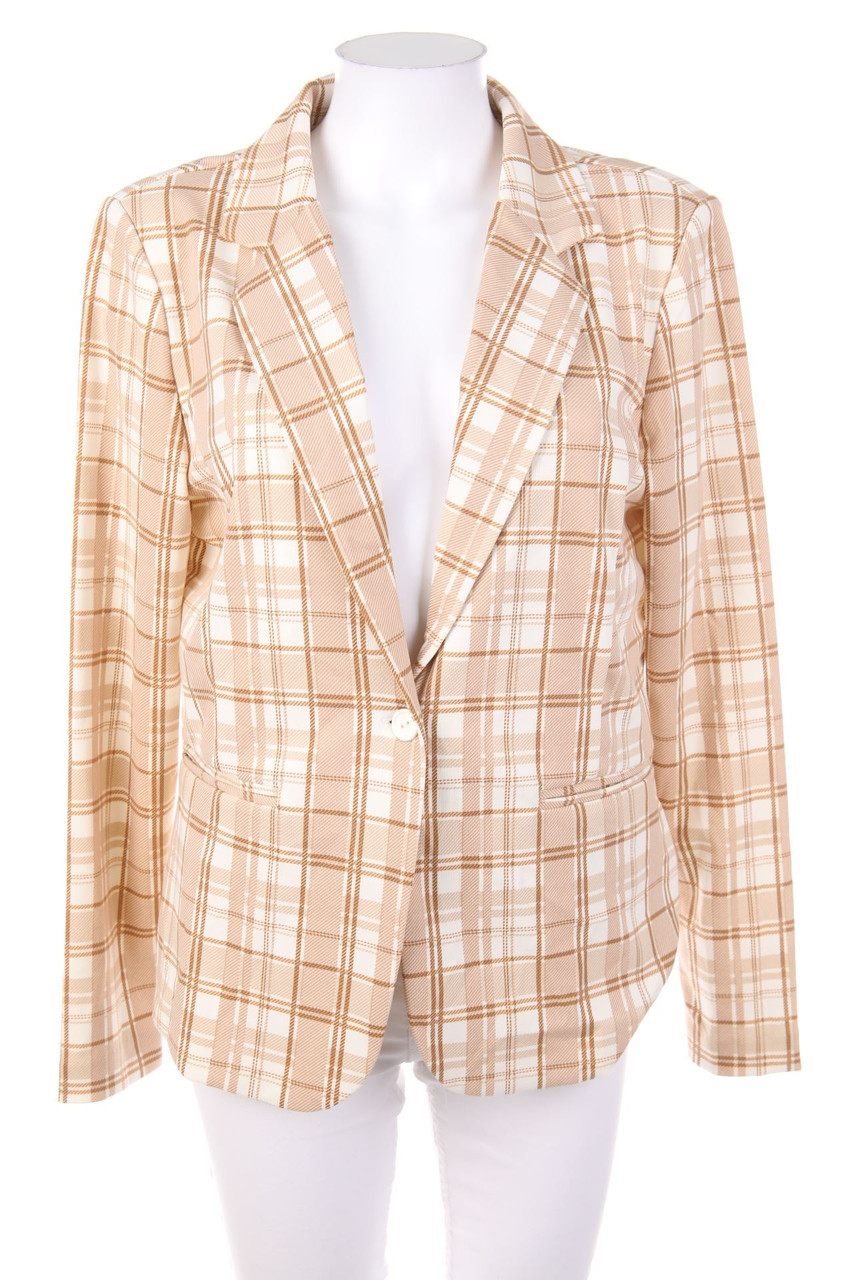 ICHI - Blazer mit Karo-Muster - L