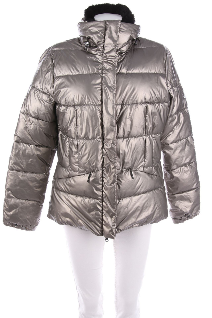 Green Goose - Puffer-Jacke mit Fake Fur-Besatz - D 40