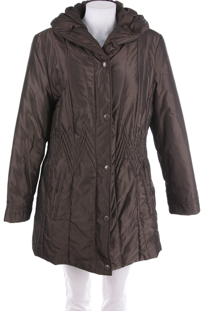 BARBARA LEBEK - wattierte Jacke mit Logo-Knöpfen - D 42