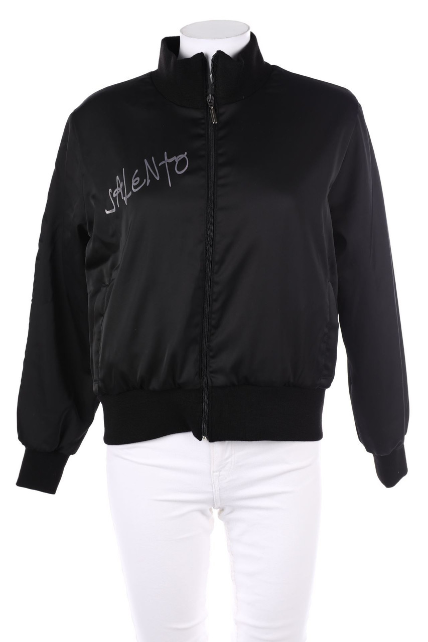 Ohne Label - Blouson-Jacke mit Print - M