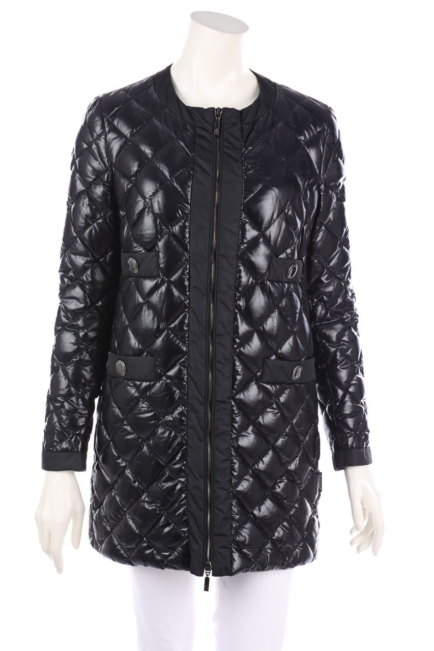 Moncler - Daunen-Jacke mit Logo-Knöpfen - D 36