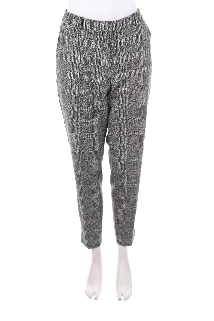 comma - Chino-Hose mit Karo-Muster - D 40