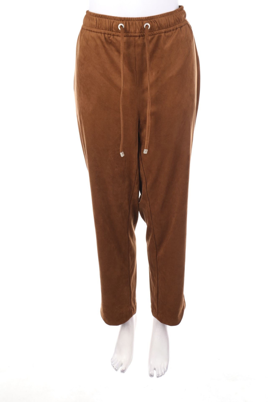 LOUISA - Jogger-Hose aus Kunstleder - D 46