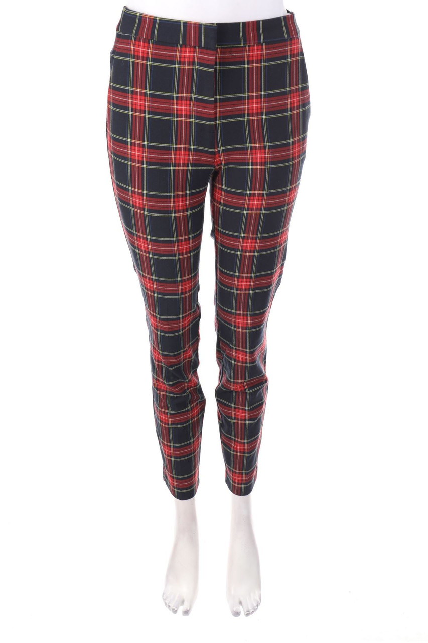 ZARA - Hose mit Karo-Muster - S