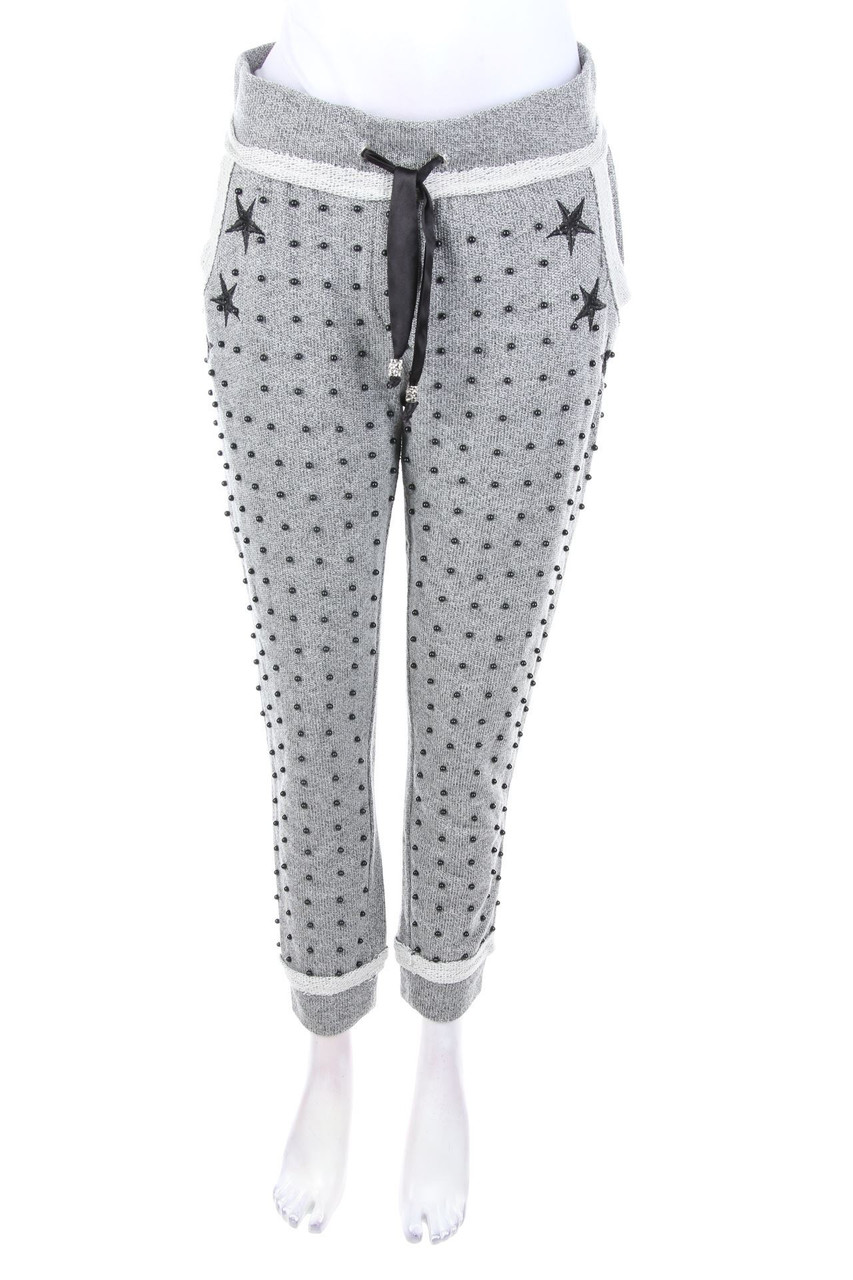 MADNESS NATIONAL COUTURE - Jogger-Hose mit Perlen - XL