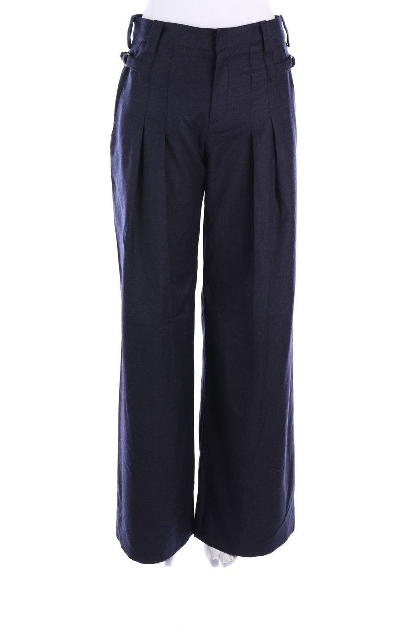 vanessa bruno - Hose aus Schurwolle mit Falten - D 34