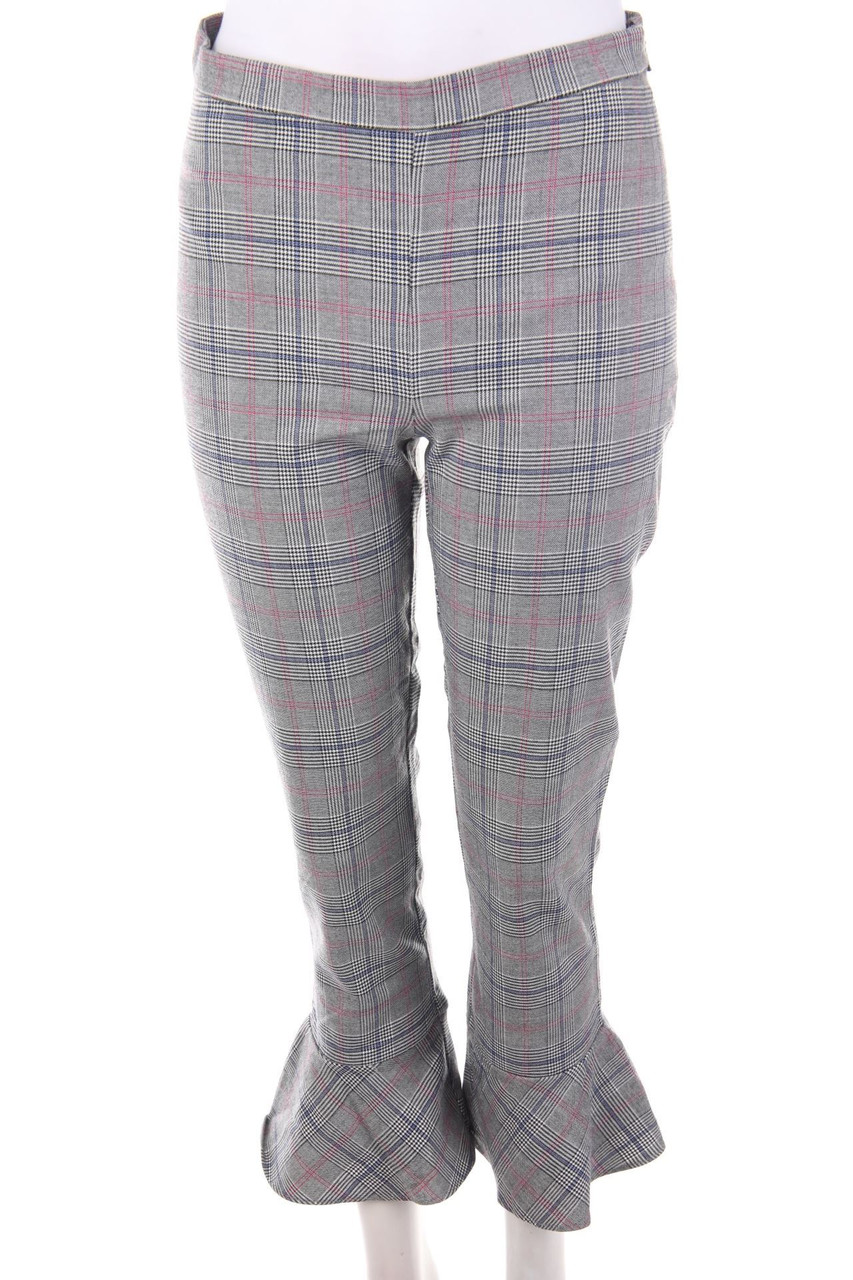 AMISU - Karo-Hose mit Volants - D 36