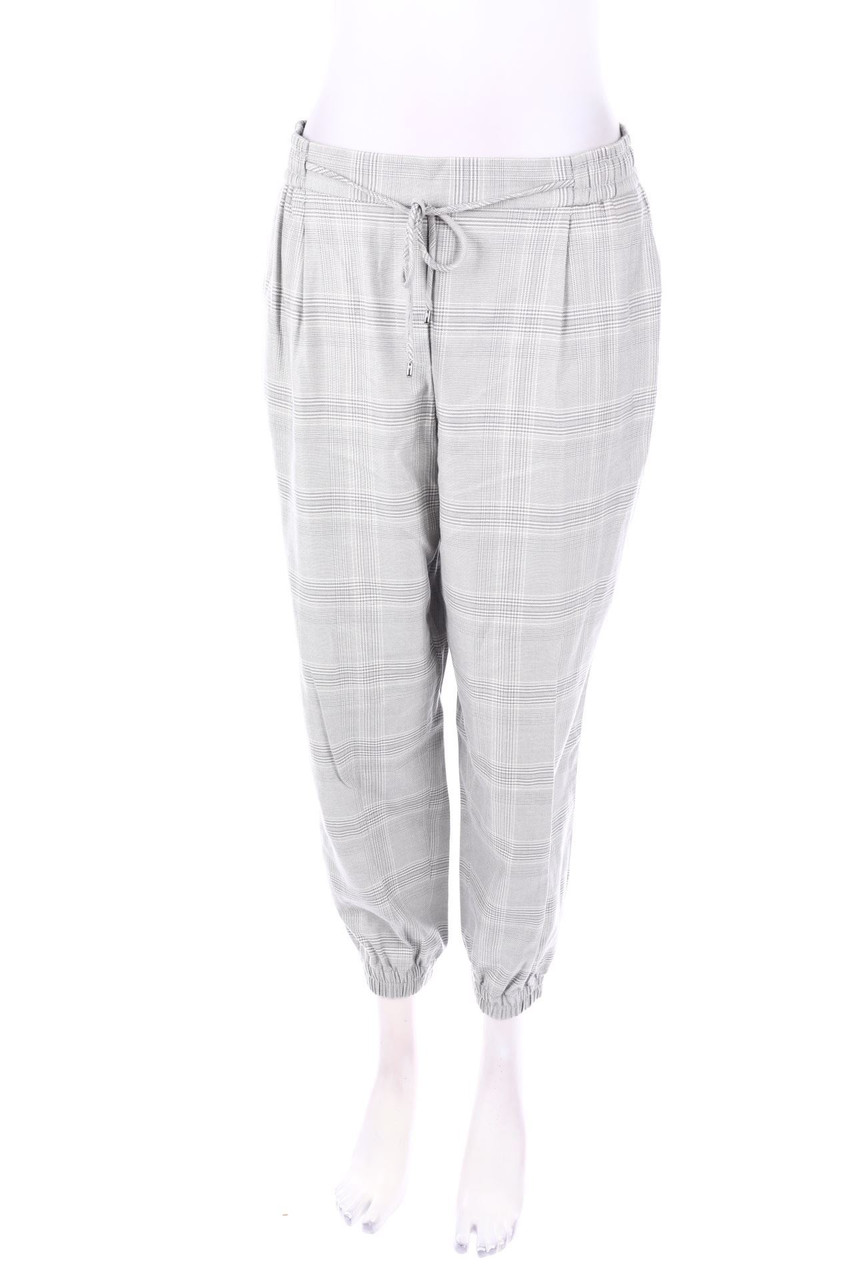 Massimo Dutti - Jogger-Hose mit Karo-Muster - D 40