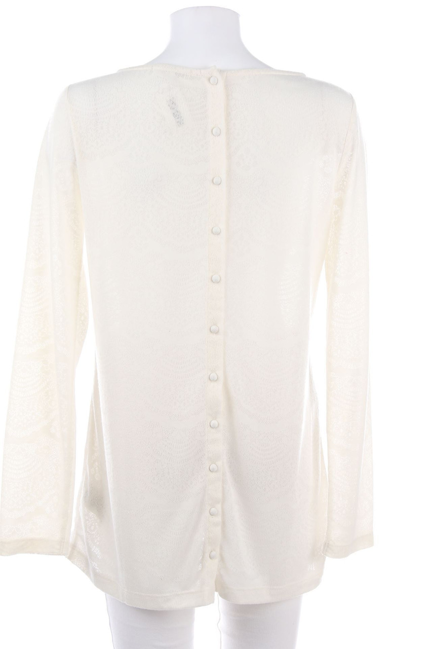 OPUS - Longsleeve-Shirt mit Blumen-Print - D 40