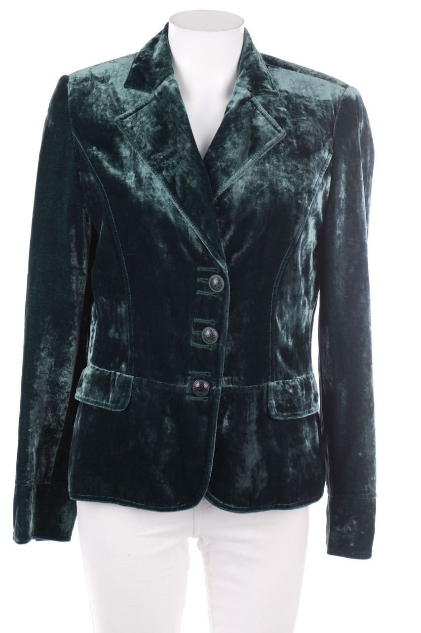 HAUBER - Blazer mit Reverskragen aus Samt - D 36