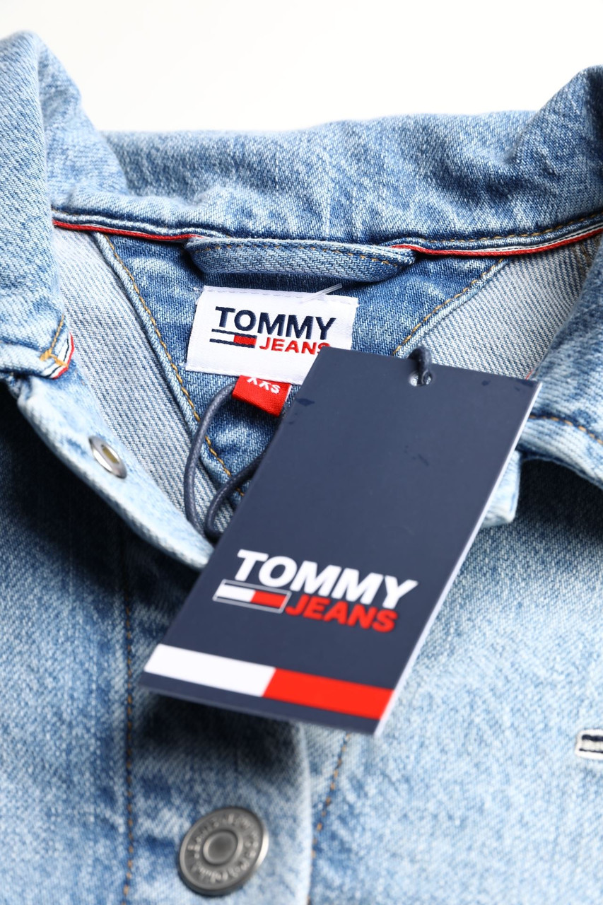 Blue Tommy Hilfiger Jeansjacke 90s Vintage Tommy Tommy Denim