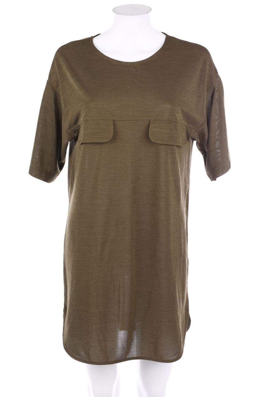 ZARA - Minikleid mit aufgesetzten Taschen - S