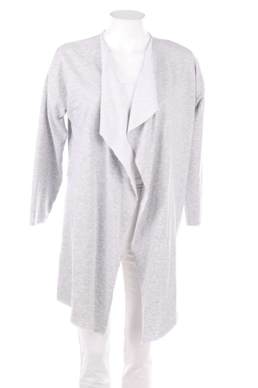 moe made of emotion - Jersey-Cardigan mit Wasserfall-Ausschnitt - S