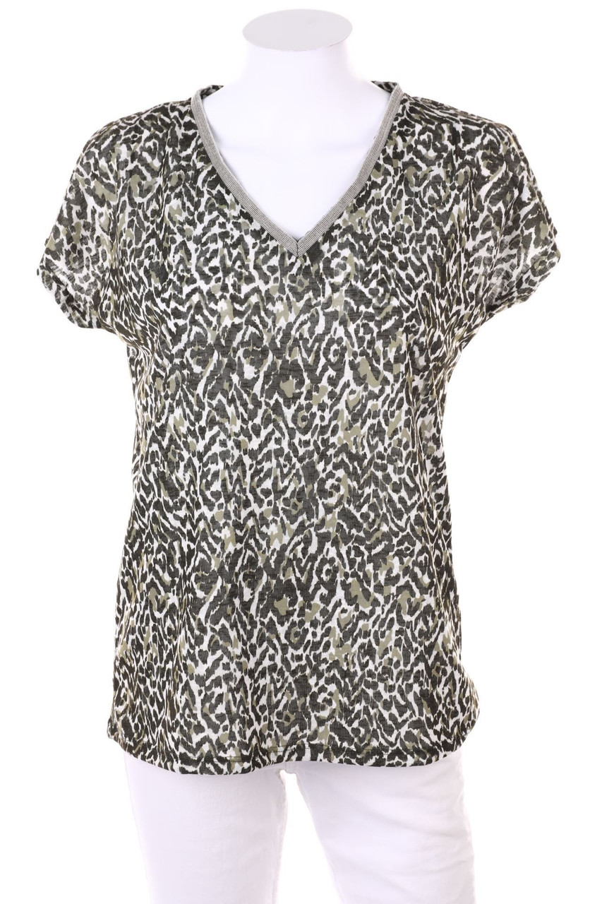 Chicorée - Batwing-Shirt mit Animal-Print - S