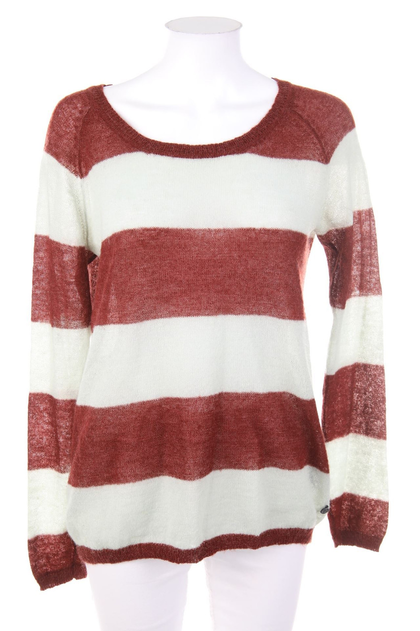 MAISON SCOTCH - Strick-Pullover aus Mohair-Mix mit Streifen - D 40